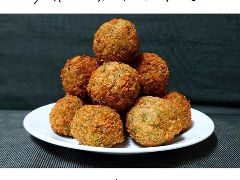 じゃがいも丸ごと!ヴィーガン あおさコロッケ